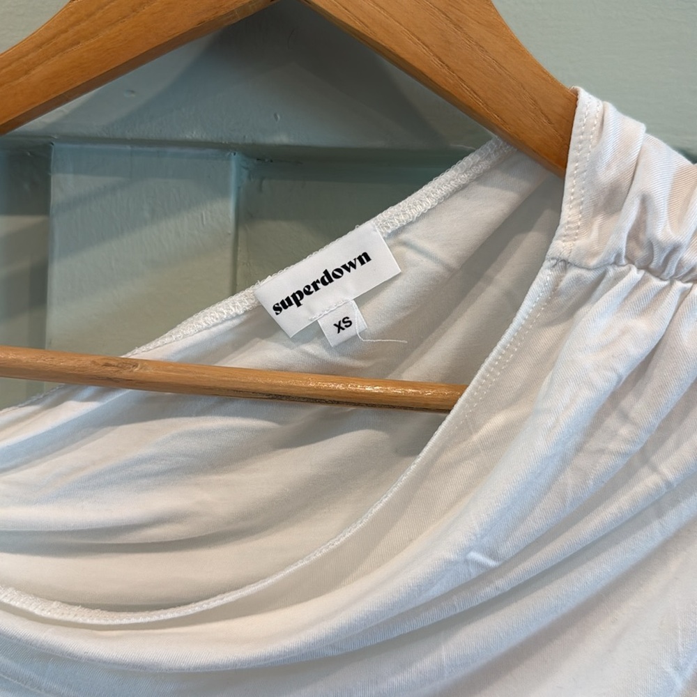 Superdown X Maggie Macdonald Moxie Top - white - womens size XS - Picture 4 of 5